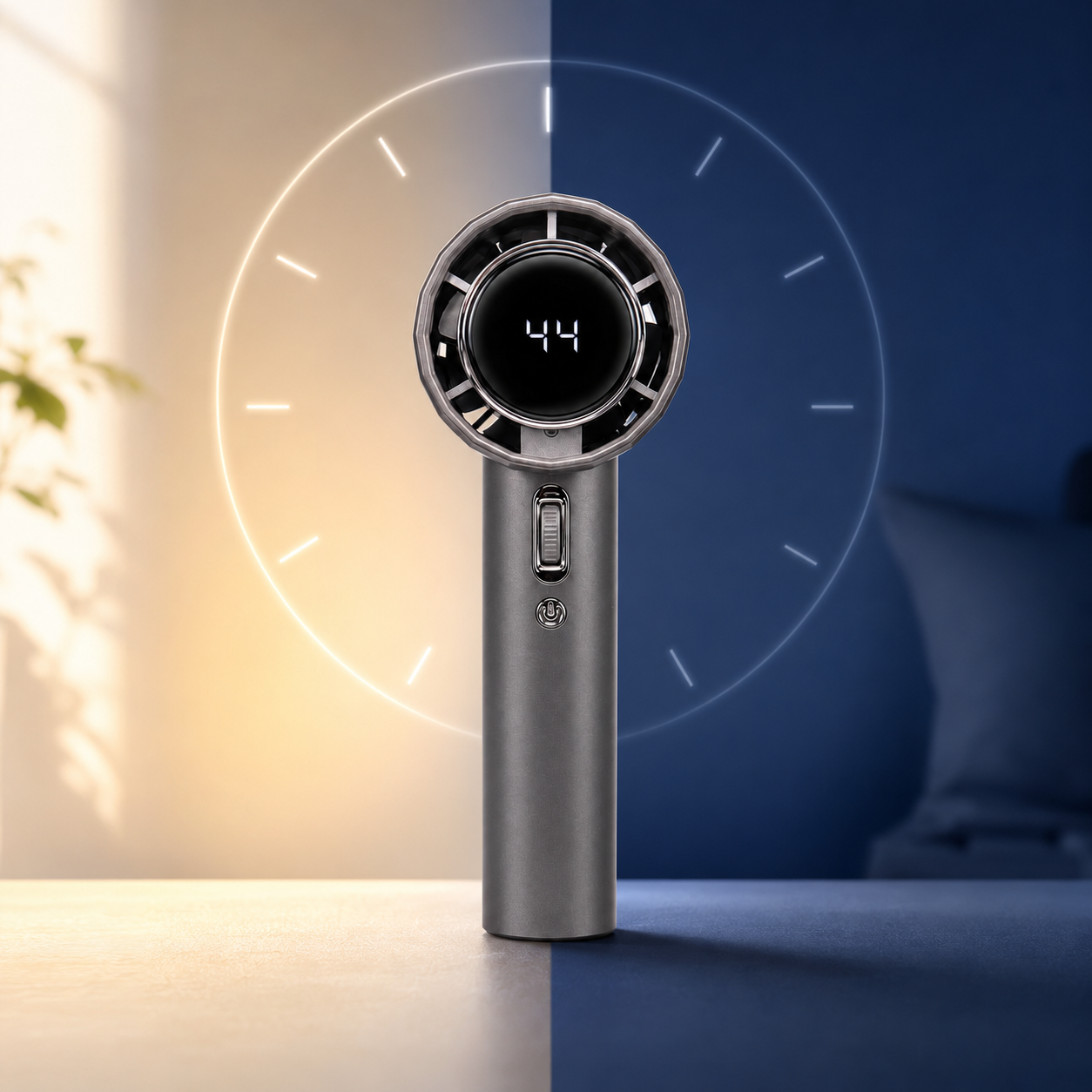 Solstice Graphite — Resort Pocket Fan
