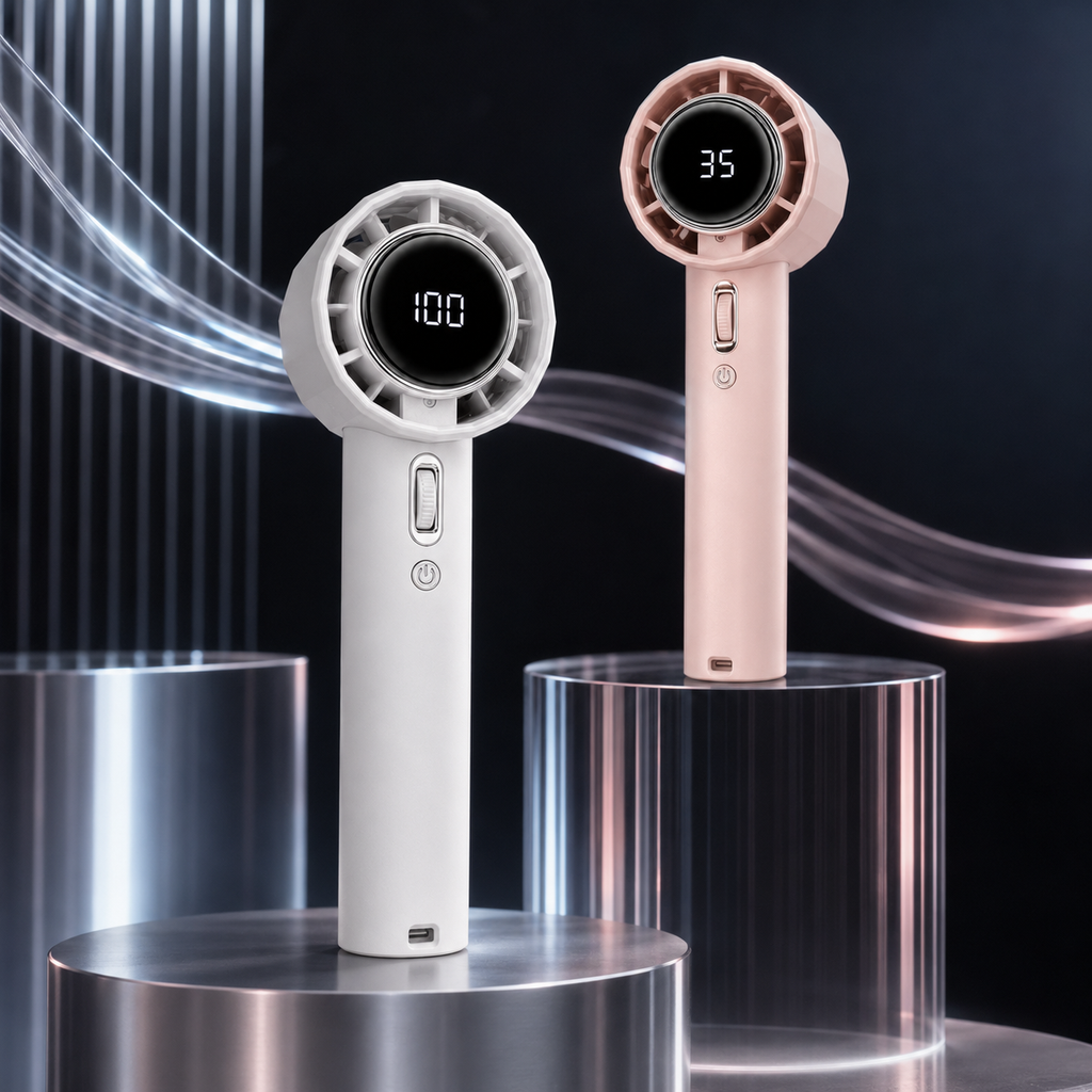 Pearl Halo Mini — Rechargeable Hand Fan