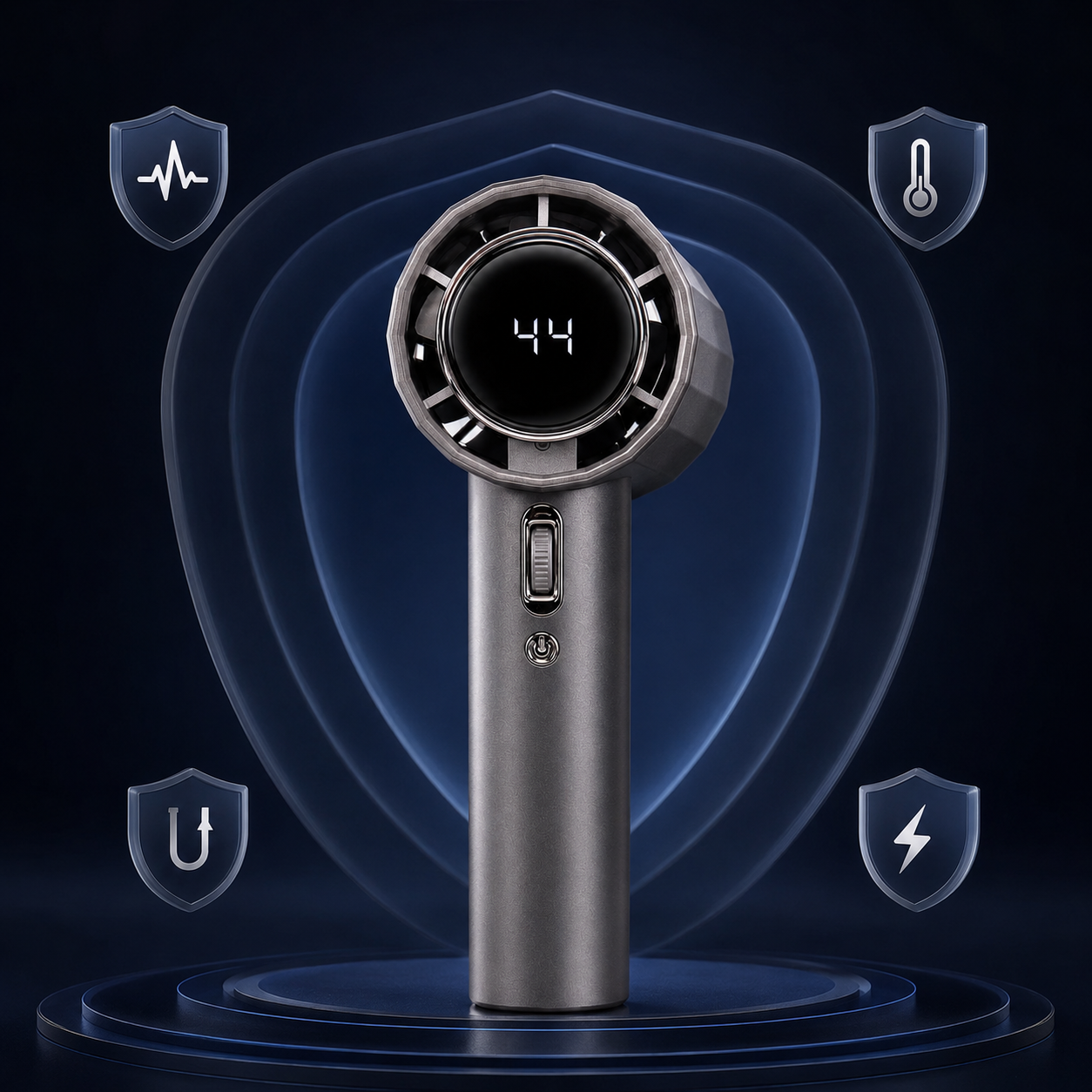 Obsidian Breeze 100 — Digital Pocket Fan