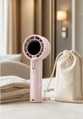 Hotel Rose — Soft Travel Fan in Blush