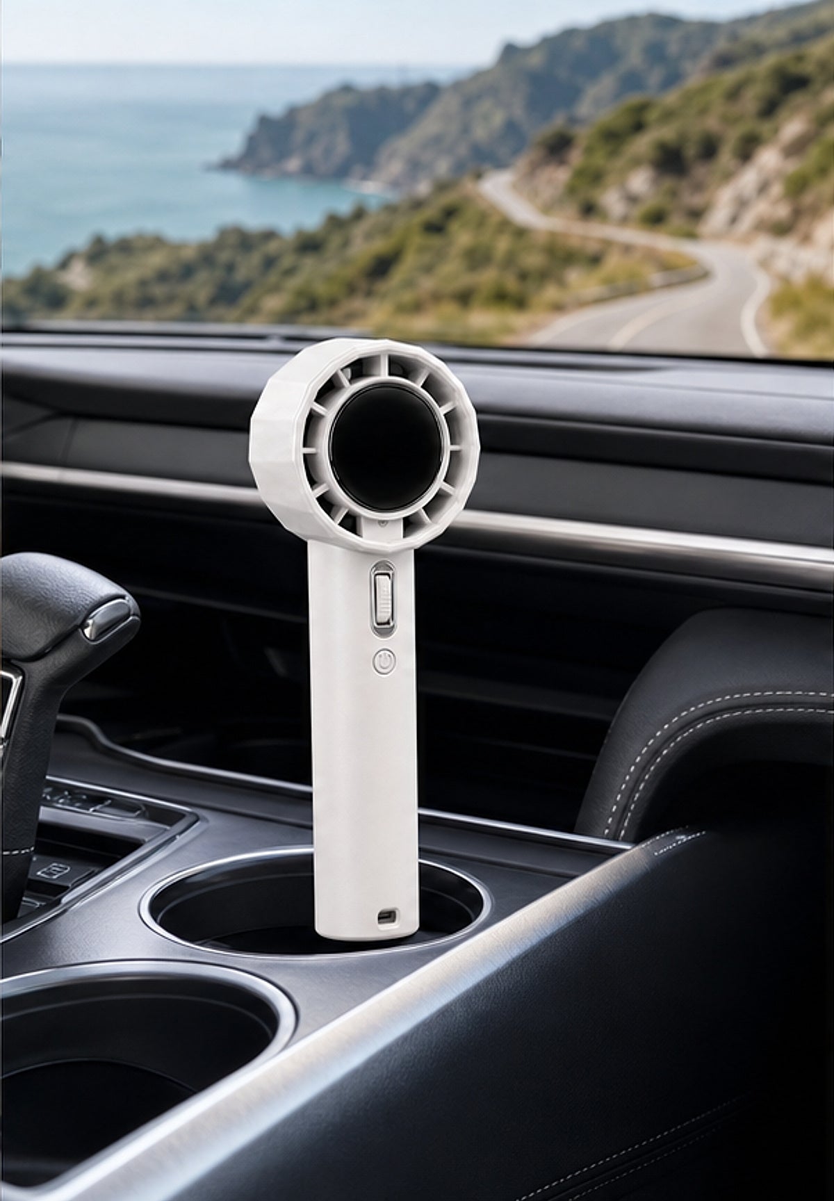 CoastDrive Pearl — Road Trip Fan in Pearl